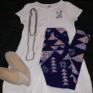 LulaRoe Floral and Geometric Leggings